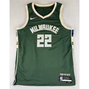 MILWAUKEE BUCKS Nike NBA Icon Edition Swingman KHRIS MIDDLETON 22 Size 52 XL